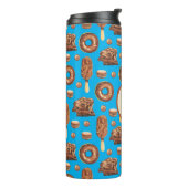 かわいいチョコレートスイーツアイスクリームドナートモノグラム タンブラー (回転左)