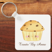 かわいいチョコレートチップマフィン キーホルダー (正面)