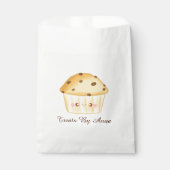 かわいいチョコレートチップマフィン フェイバーバッグ (正面)