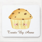 かわいいチョコレートチップマフィン マウスパッド (正面)