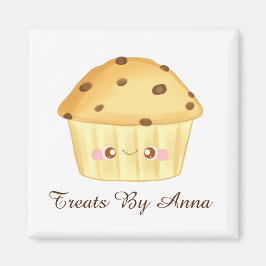 かわいいチョコレートチップマフィン マグネット