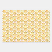 かわいいチョコレートチップマフィン ラッピングペーパーシート (正面3)