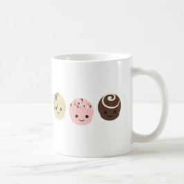 かわいいチョコレートトリュフ コーヒーマグカップ