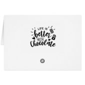 かわいいチョコレート中毒考える者さん-こんにちは、 (裏面横)