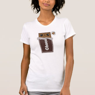 かわいいチョコレート・バーのTシャツ Tシャツ