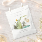 かわいいチョムアリゲーターインスワンプエイジ誕生日 フェイバーバッグ (クリップ留めされた状態)