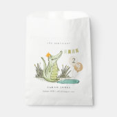 かわいいチョムアリゲーターインスワンプエイジ誕生日 フェイバーバッグ (正面)