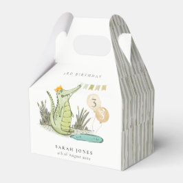 かわいいチョムアリゲーターインスワンプエイジ誕生日 フェイバーボックス