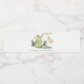 かわいいチョムアリゲーターインスワンプエイジ誕生日 ペットボトルラベル (シングルラベル)