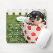 かわいいチワフアカレンダー2018マウスパッド マウスパッド (マウス)