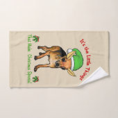 かわいいチワフアクリスマス バスタオルセット (ハンドタオル)