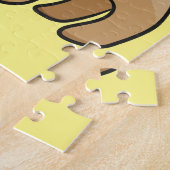 かわいいチワフアママアートサンダー_コーブ ジグソーパズル (側面)