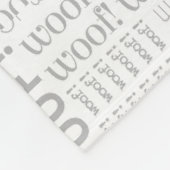 かわいいチワホアサンタドッグクリスマス フリースブランケット (角)