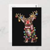 かわいいチワホアドッグおもしろいクリスマスホリデーギフト ポストカード (正面/裏面)