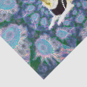 かわいいチワホアドッグティール(緑がかった色)イエローアートデクページ 薄葉紙 (詳細)