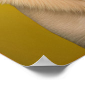 かわいいチワホアドッグフェドーラハッカラフルト ポスター (角)