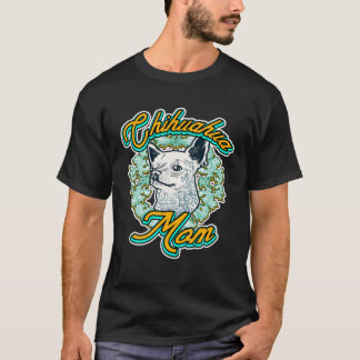 かわいいチワホアドッグマママギフトヴィンテージレトロ入れ墨 Tシャツ