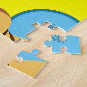 かわいいチワホアドッグ ジグソーパズル (側面)