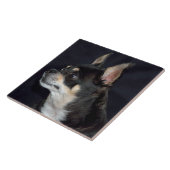 かわいいチワホアドッグ タイル (側面)