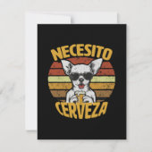 かわいいチワホアビールが必要だ ノートカード (正面)