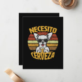 かわいいチワホアビールが必要だ ノートカード (正面/裏面インサイチュ)