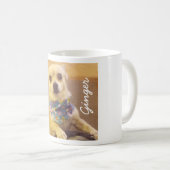 かわいいチワホアペパーソナライズされたット コーヒーマグカップ (正面右)