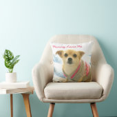 かわいいチワホアママ私を愛する犬のママ クッション (椅子)