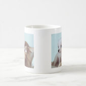 かわいいチワワの子犬 コーヒーマグカップ (中央)