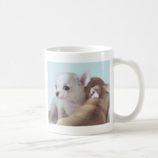 かわいいチワワの子犬 コーヒーマグカップ (右)