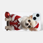 かわいいチワワサンタ Case-Mate iPhoneケース (裏面 (横))