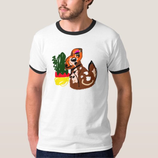 かわいいチワワスタイル Tシャツ (正面)