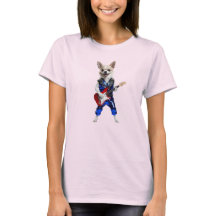 かわいいチワワロックスターミニTシャツ