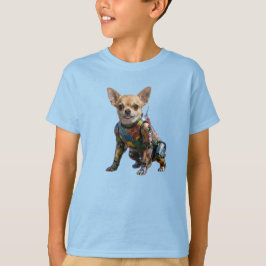 かわいいチワワロボットキッズTシャツ Tシャツ