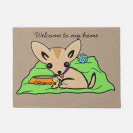 かわいいチワワ犬ドアマット ドアマット