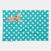 かわいいチワワ キッチンタオル (横)