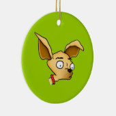 かわいいチワワ セラミックオーナメント (右)