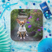 かわいいチワワ ペーパープレート (パーティー)