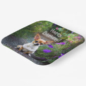 かわいいチワワ ペーパープレート (傾斜あり)