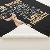 かわいいチワワ |親愛パパの贈り物アイディア父の日 シェルパブランケット (3/4)