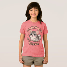 かわいいチンチラチャーム トライブレンドTシャツ
