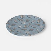 かわいいチンチラ ペーパープレート (アングル)