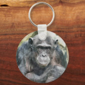 かわいいチンパンジー キーホルダー (正面)