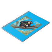 かわいいチンパンジー ノートブック (左側)