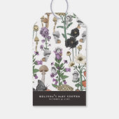 かわいいチークア・ブーのハロウィーンの赤ちゃんシャワー特典 ギフトタグ (裏面)