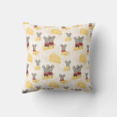 かわいいチーズのマウスファミリー クッション (裏面)