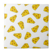 かわいいチーズの柄 タイル (正面)