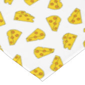 かわいいチーズの柄 テーブルクロス (アングル)