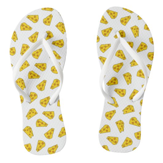 かわいいチーズの柄 ビーチサンダル (ソール)