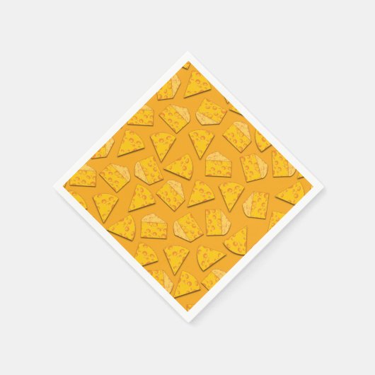 かわいいチーズウェッジキッズ1st誕生日パーティー スタンダードカクテルナプキン (角)