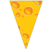 かわいいチーズウェッジキッズ1st誕生日パーティー バンティングフラッグ (第2の旗)